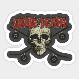 Skate Death 1986 Sticker